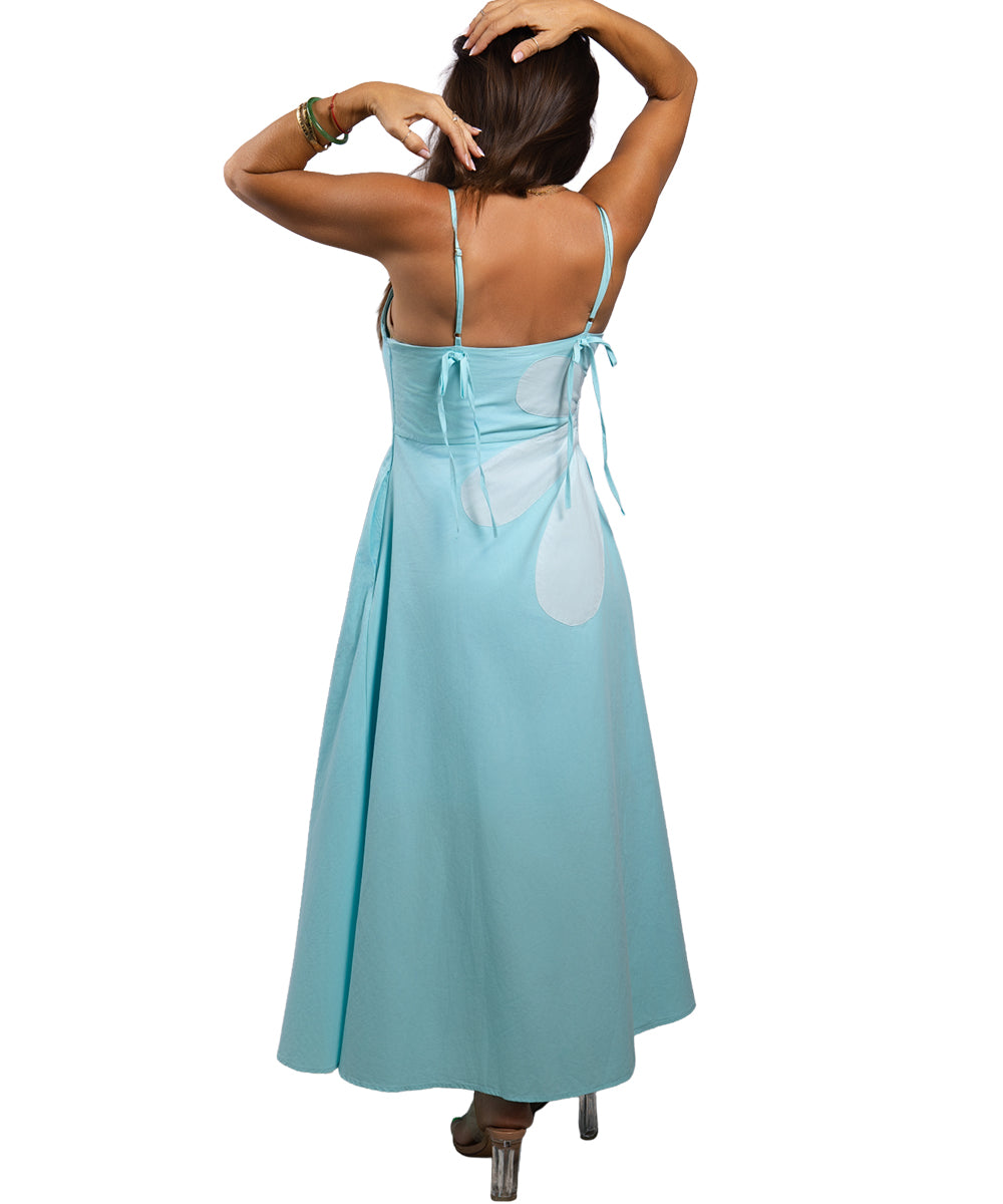 Hana Flower Long Dress