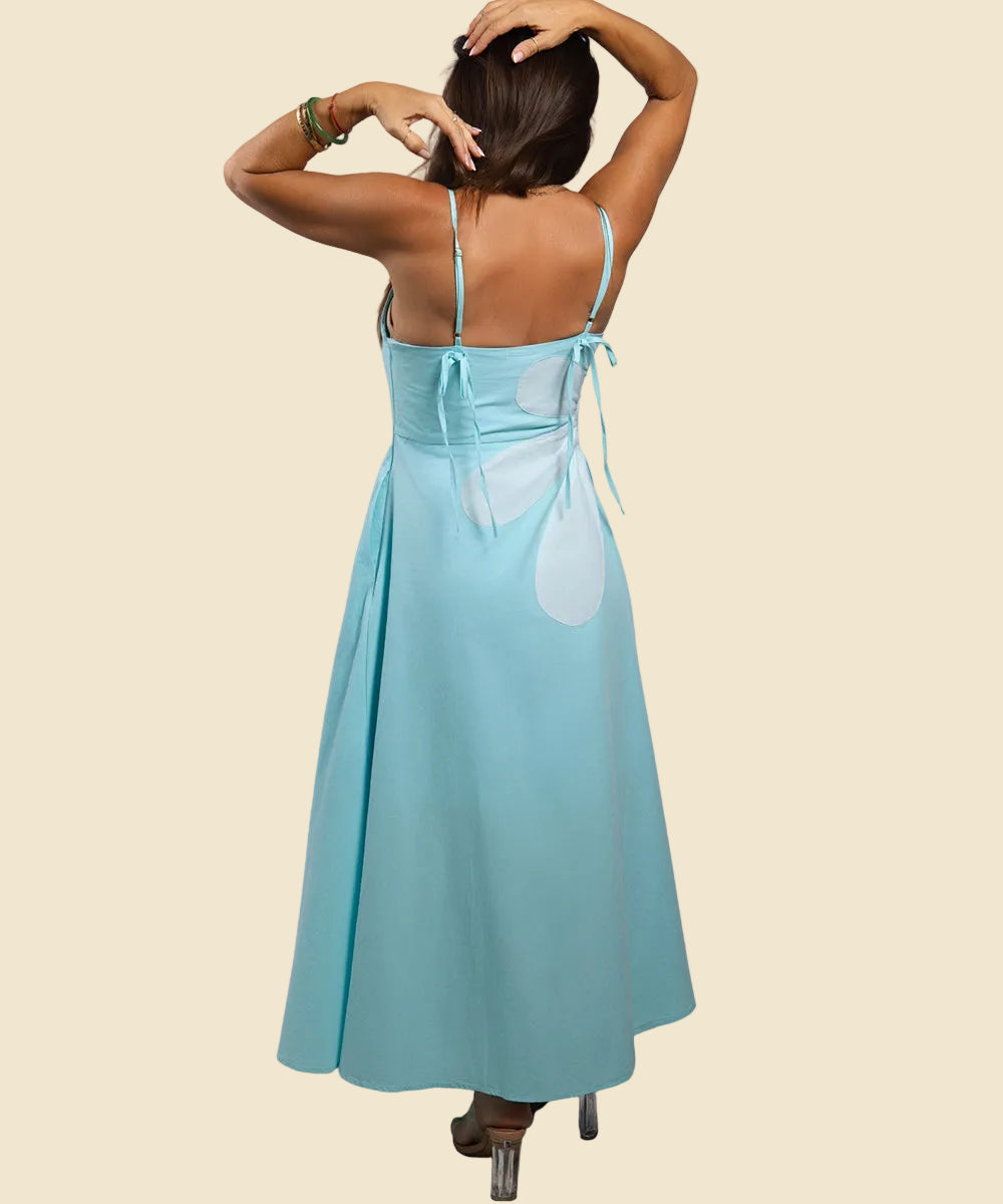 Hana Flower Long Dress