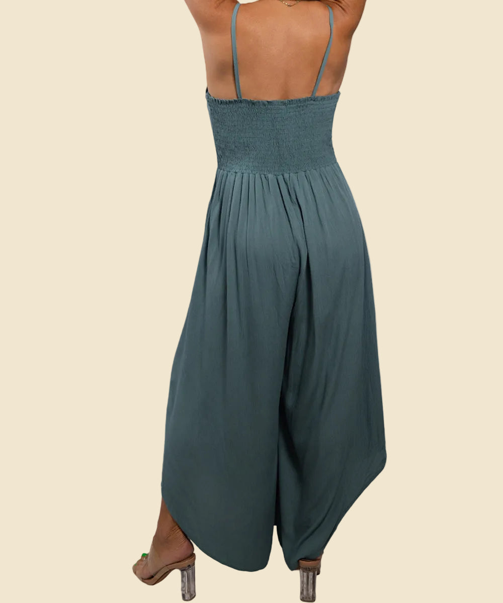 Carmel Breeze Ruched Jumpsuit