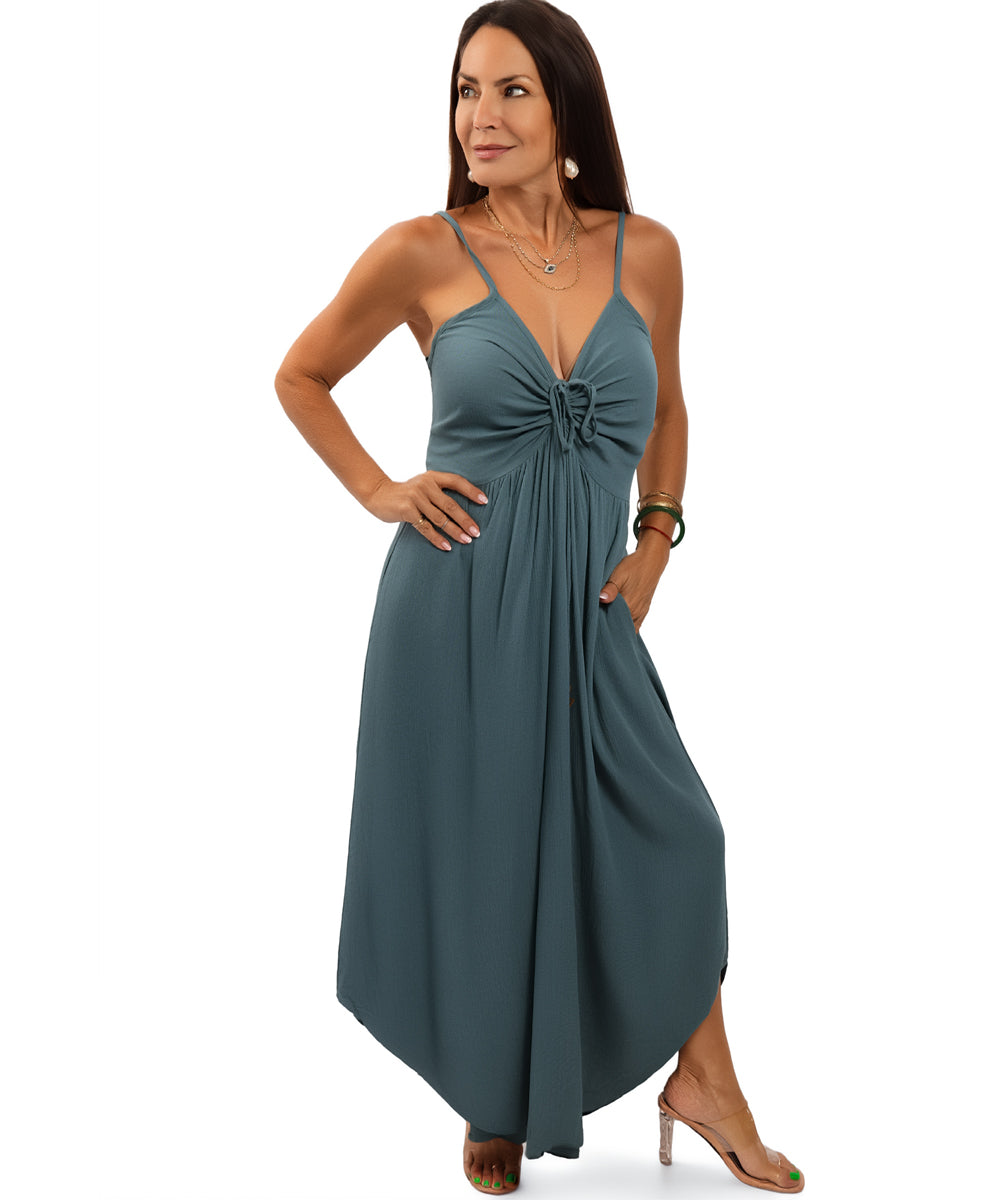 Carmel Breeze Ruched Jumpsuit