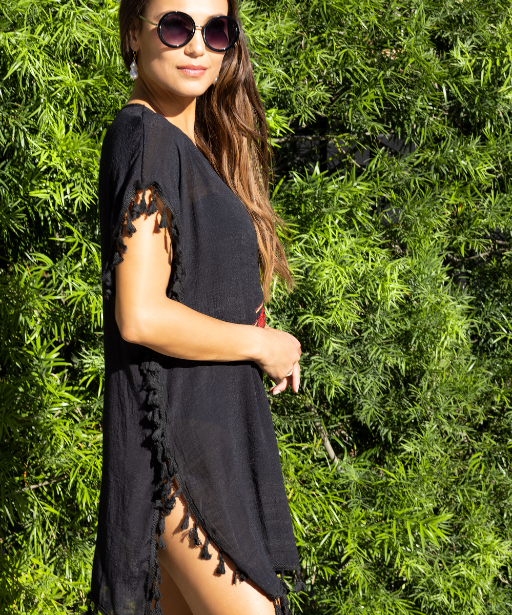 Short Caftan with Tassels