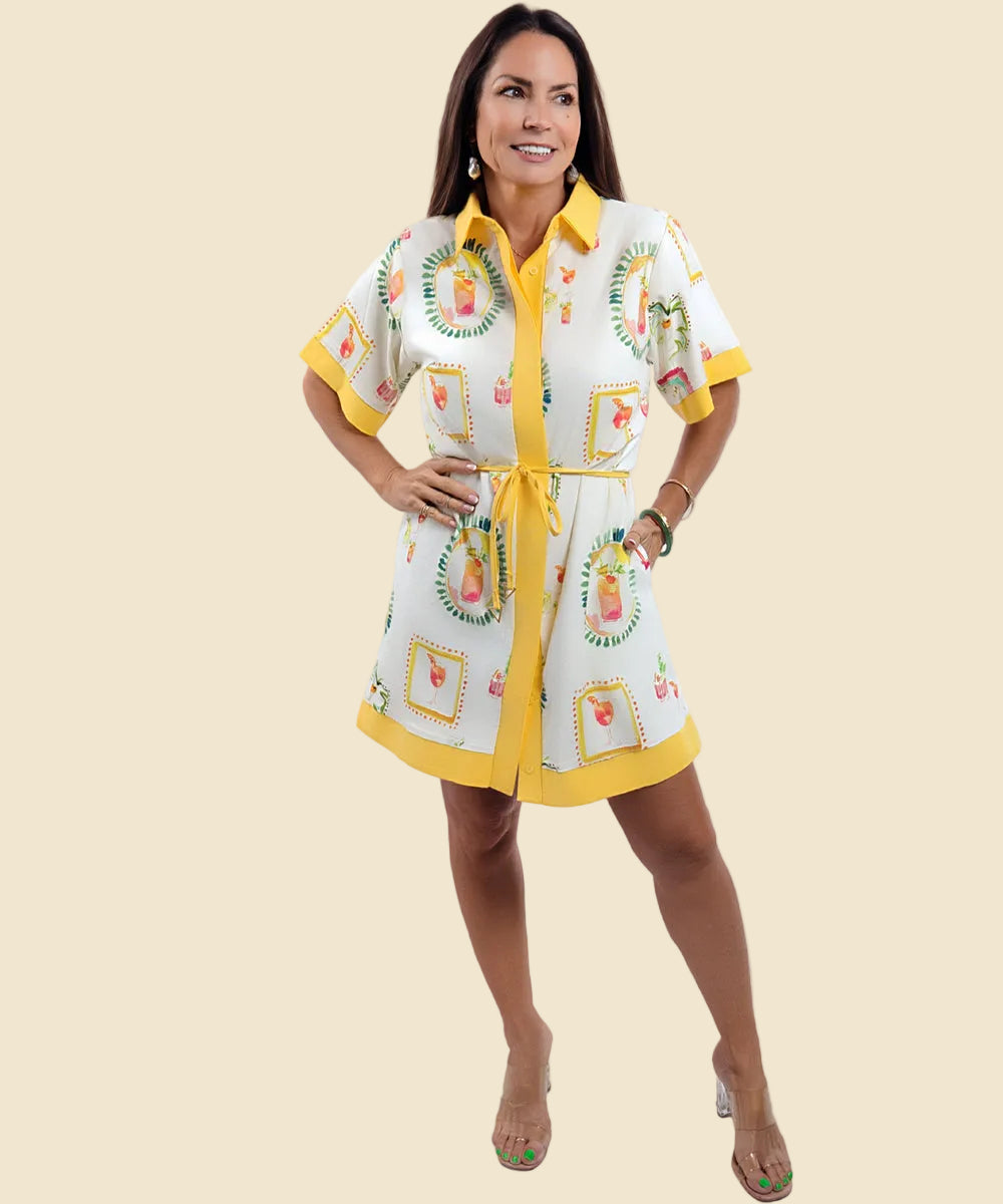 Positano Postcard Mini Dress