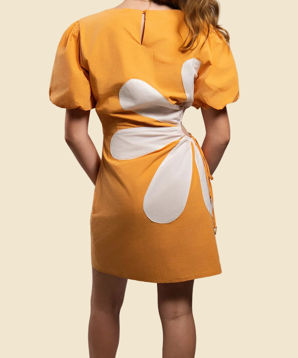 Hana Flower Mini Dress