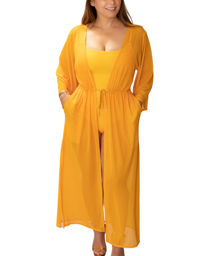 Magnificent Kimono Exotic Orange
