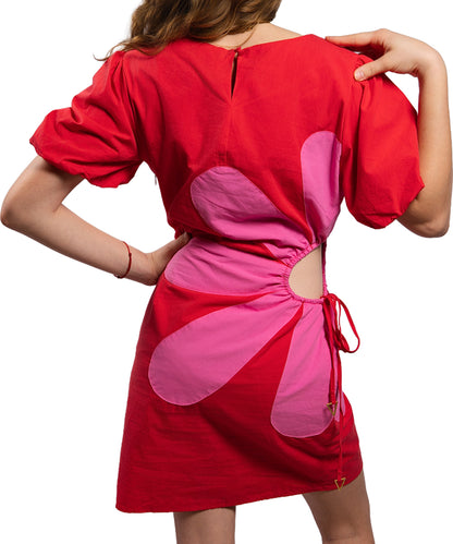 Hana Flower Mini Dress