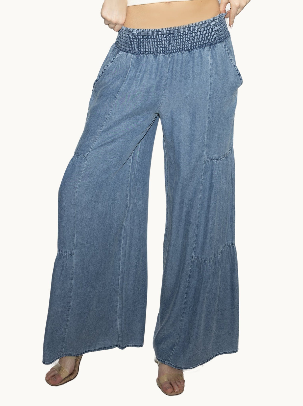 Denim Tencel Pant