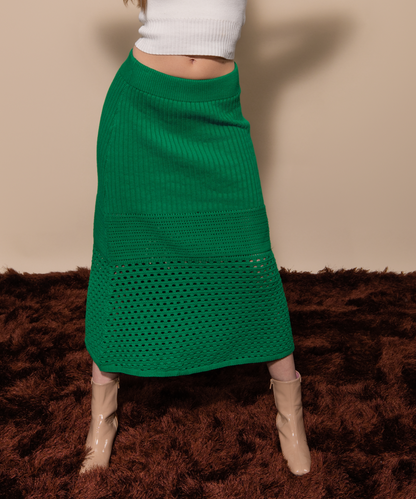 CROCHET MAXI SKIRT