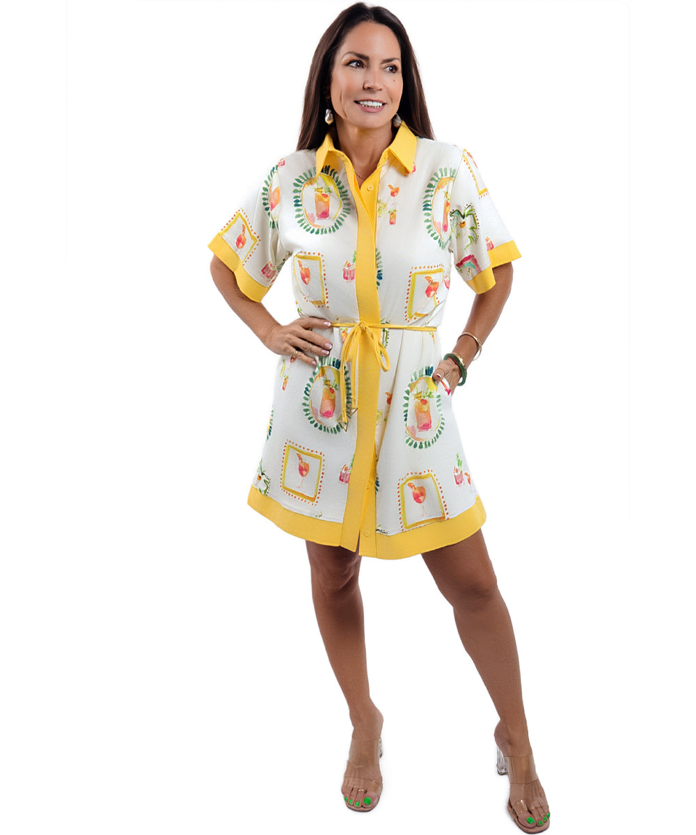 Positano Postcard Mini Dress