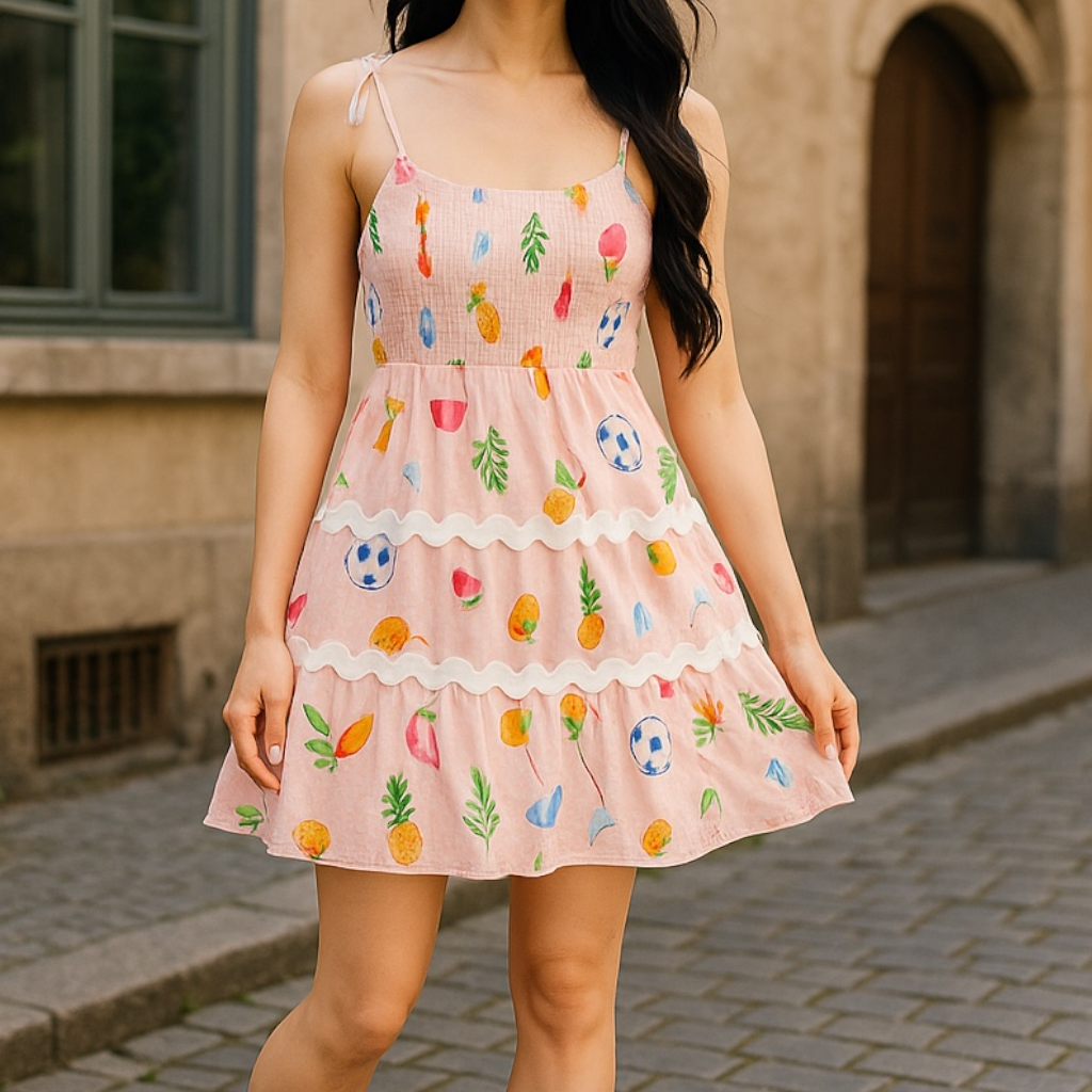 Cape Cod Lace Trim Dress