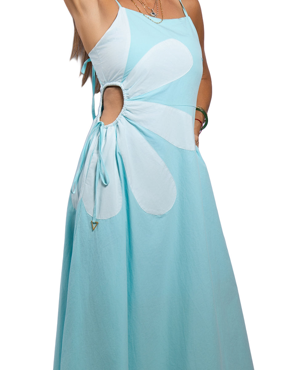 Hana Flower Long Dress